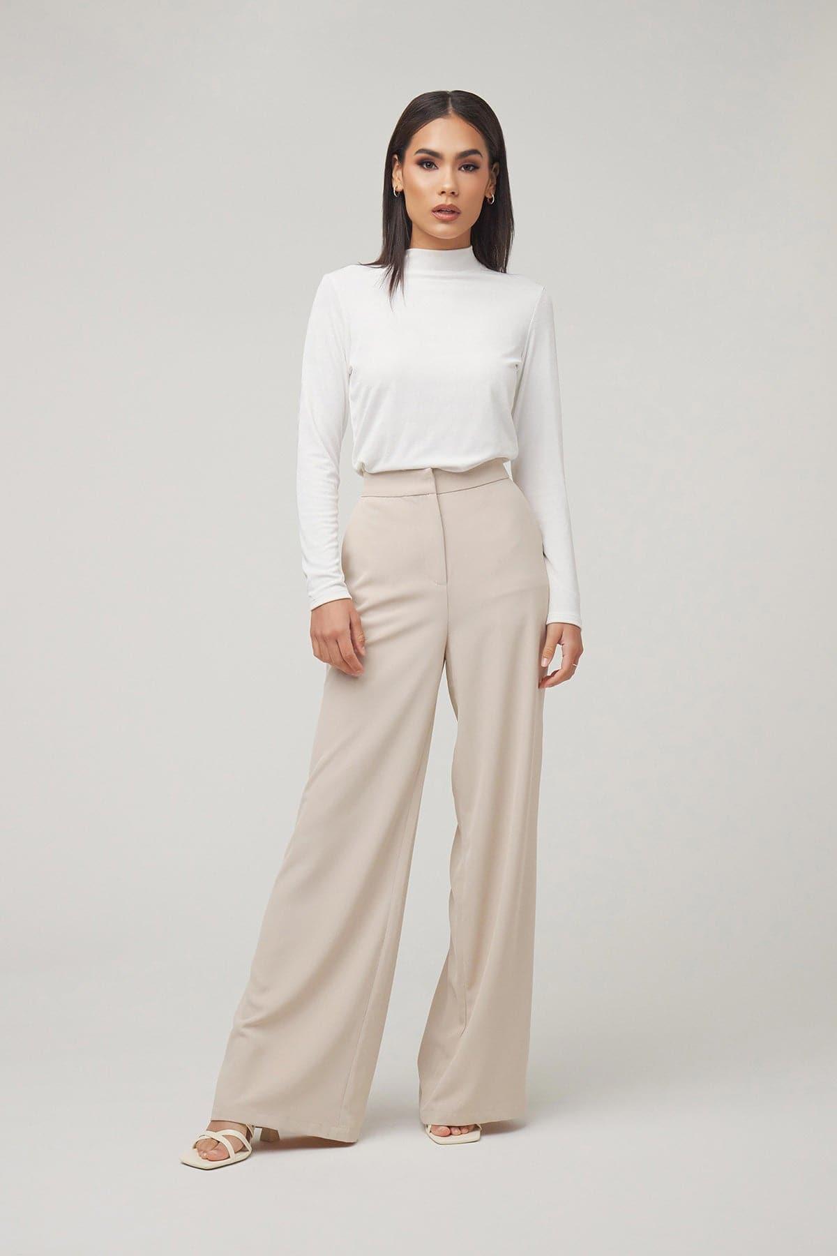 Carolina Pant - Nude Dust – Zahraa The Label