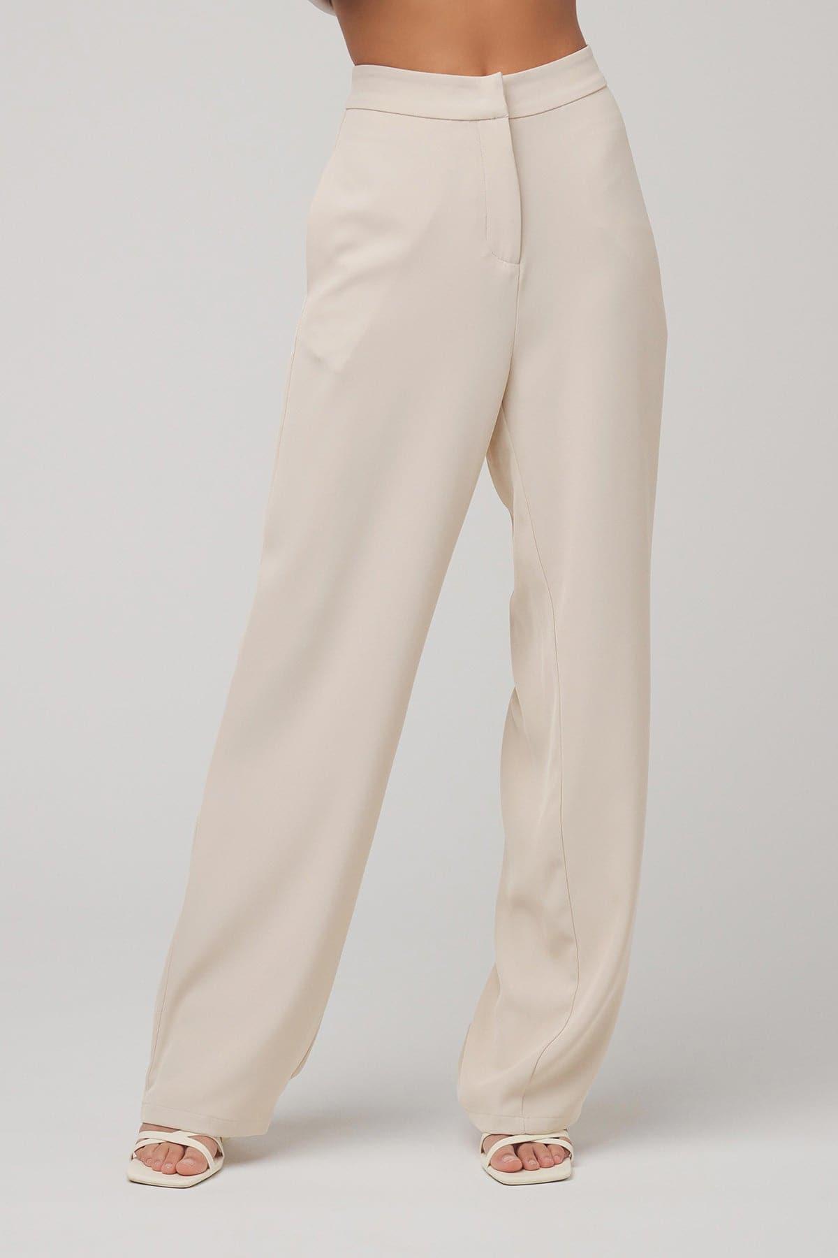 Lana Everyday Pant - Nude – Zahraa The Label