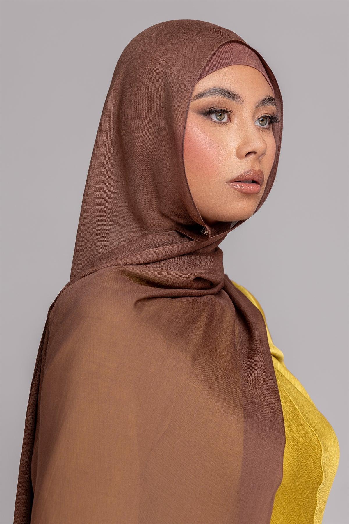 Modal Matching Hijab Set- Sepia – Zahraa The Label