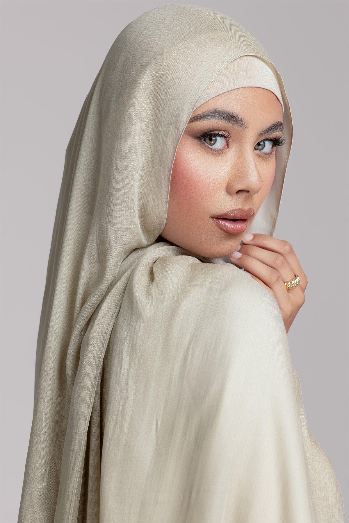 Modal Matching Hijab Set- Almond