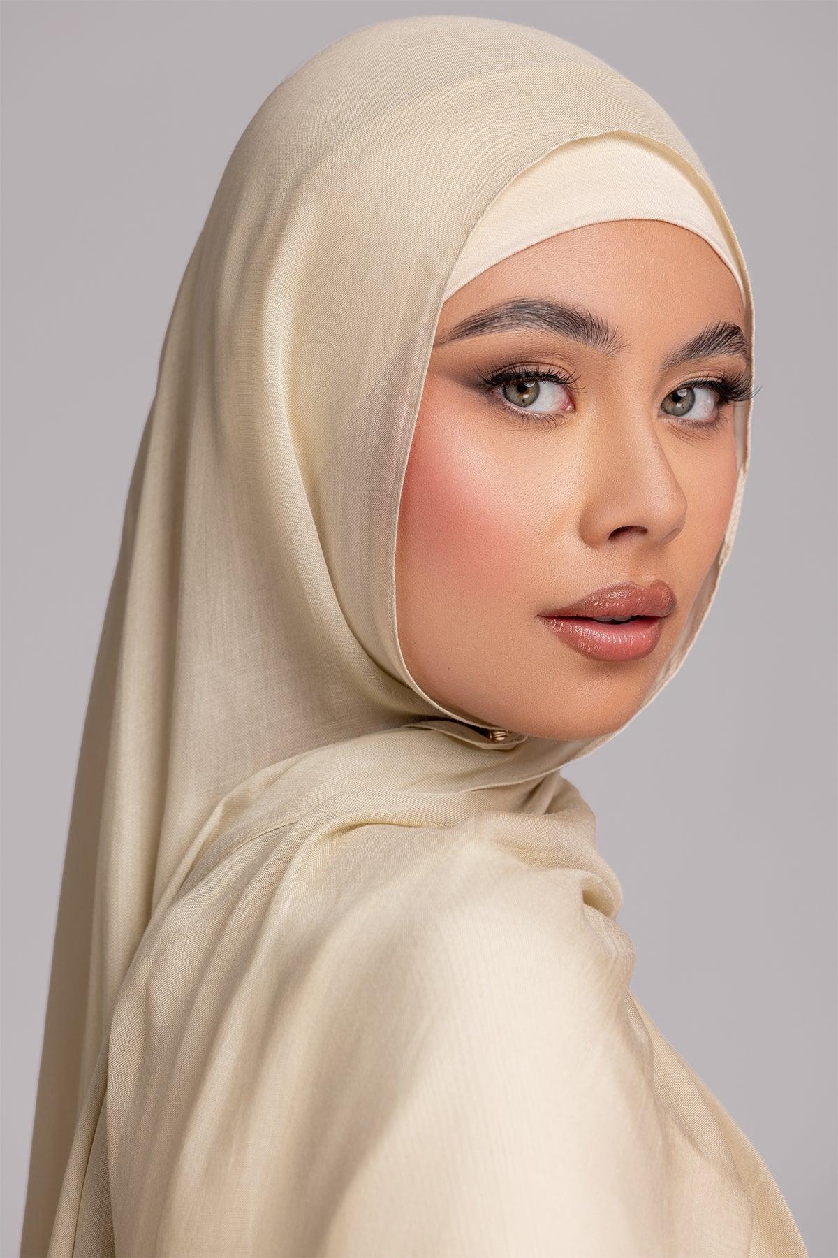 Modal Matching Hijab Set- Stone