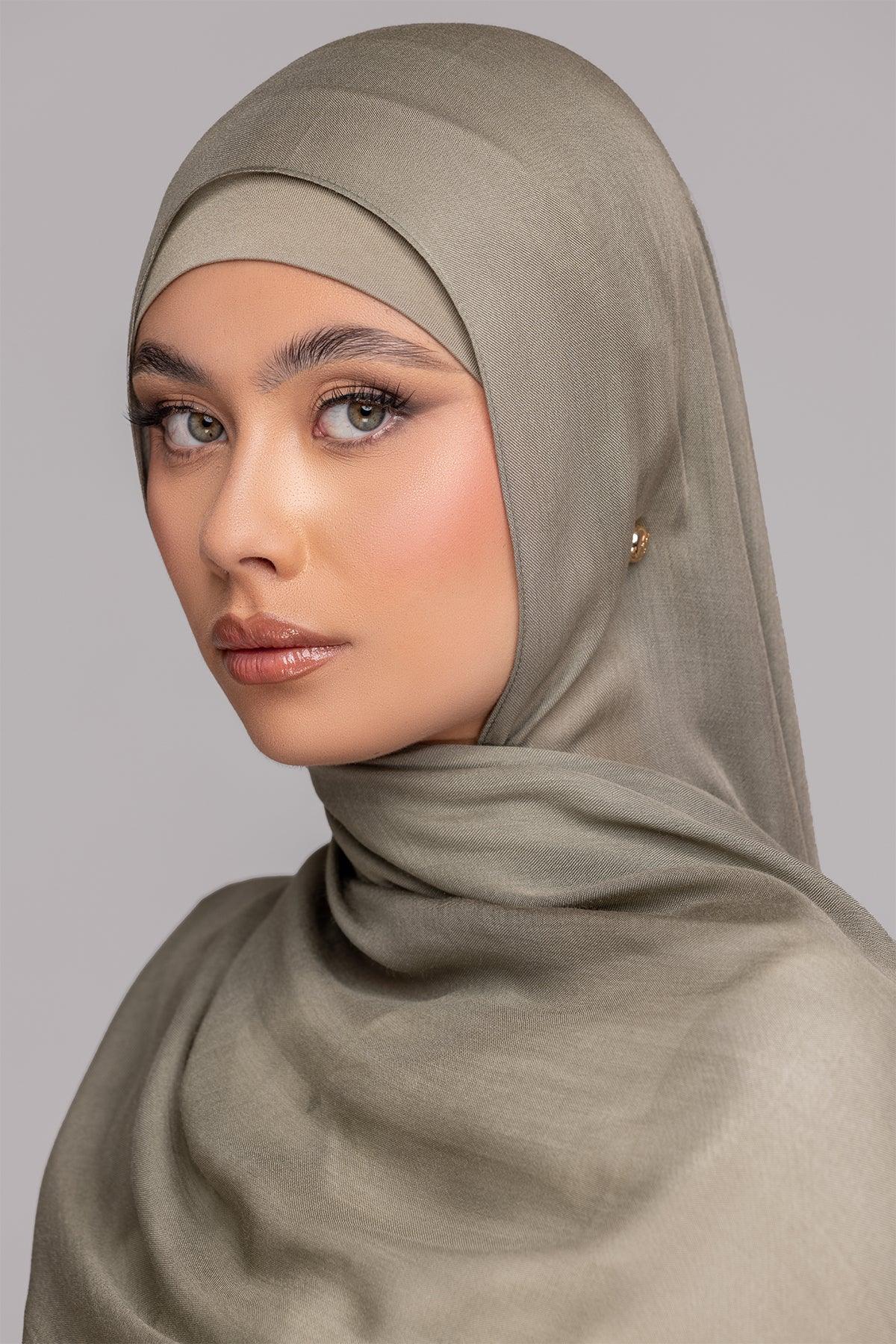 Modal Matching Hijab Set- Eucalyptus – Zahraa The Label