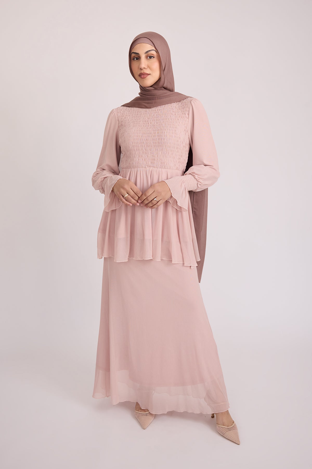 Krina Top and Skirt - Rose