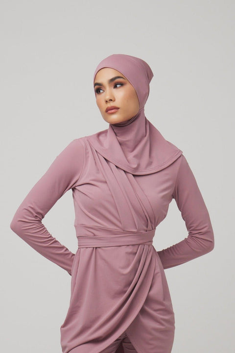 Sophia 3-Piece Modest Swimsuit - Nude – Zahraa The Label