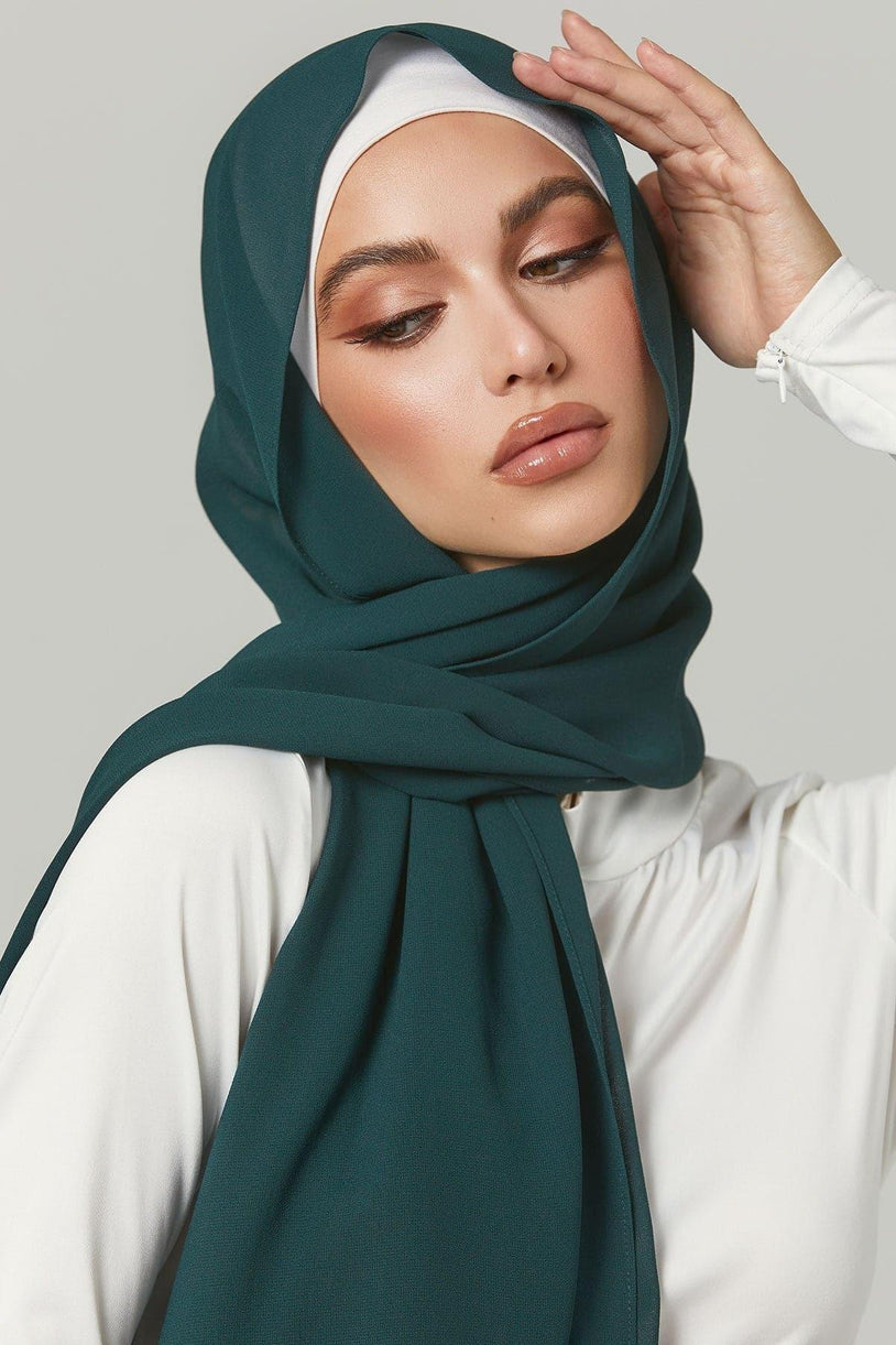 Basic Luxe Chiffon Hijab- Alaa – Zahraa The Label