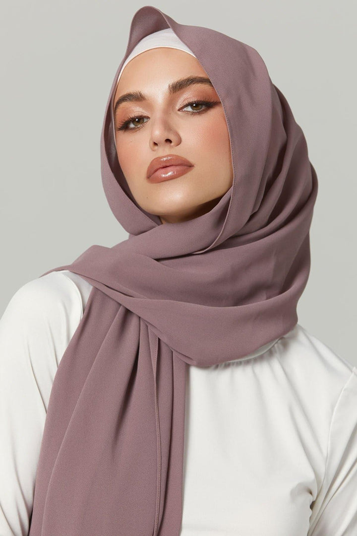 Basic Luxe Chiffon Hijab- Enisa – Zahraa The Label
