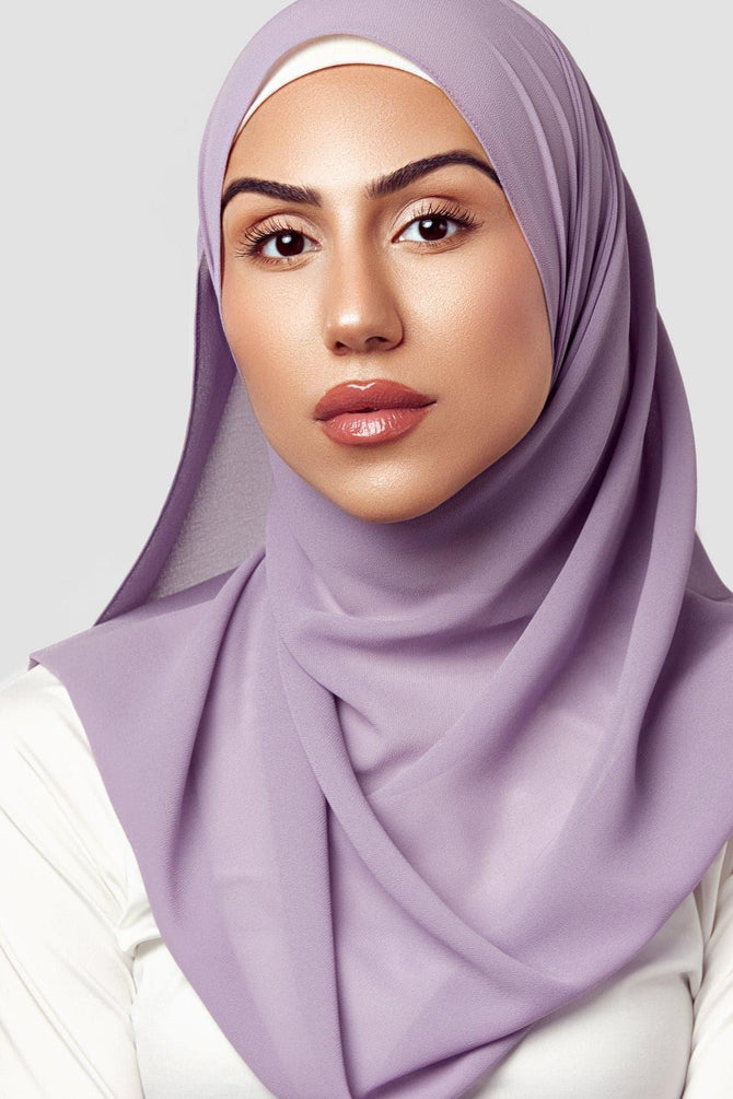 Basic Luxe Chiffon Hijab- Leena – Zahraa The Label