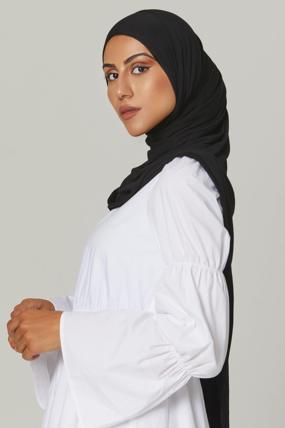 Instant Jersey Hijab - Midnight Star - Zahraa The Label