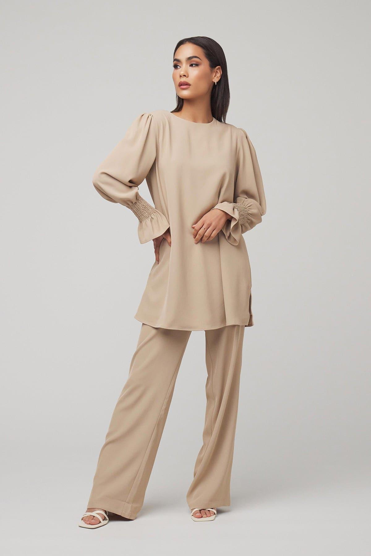 Lana Everyday Top - Khaki - Zahraa The Label