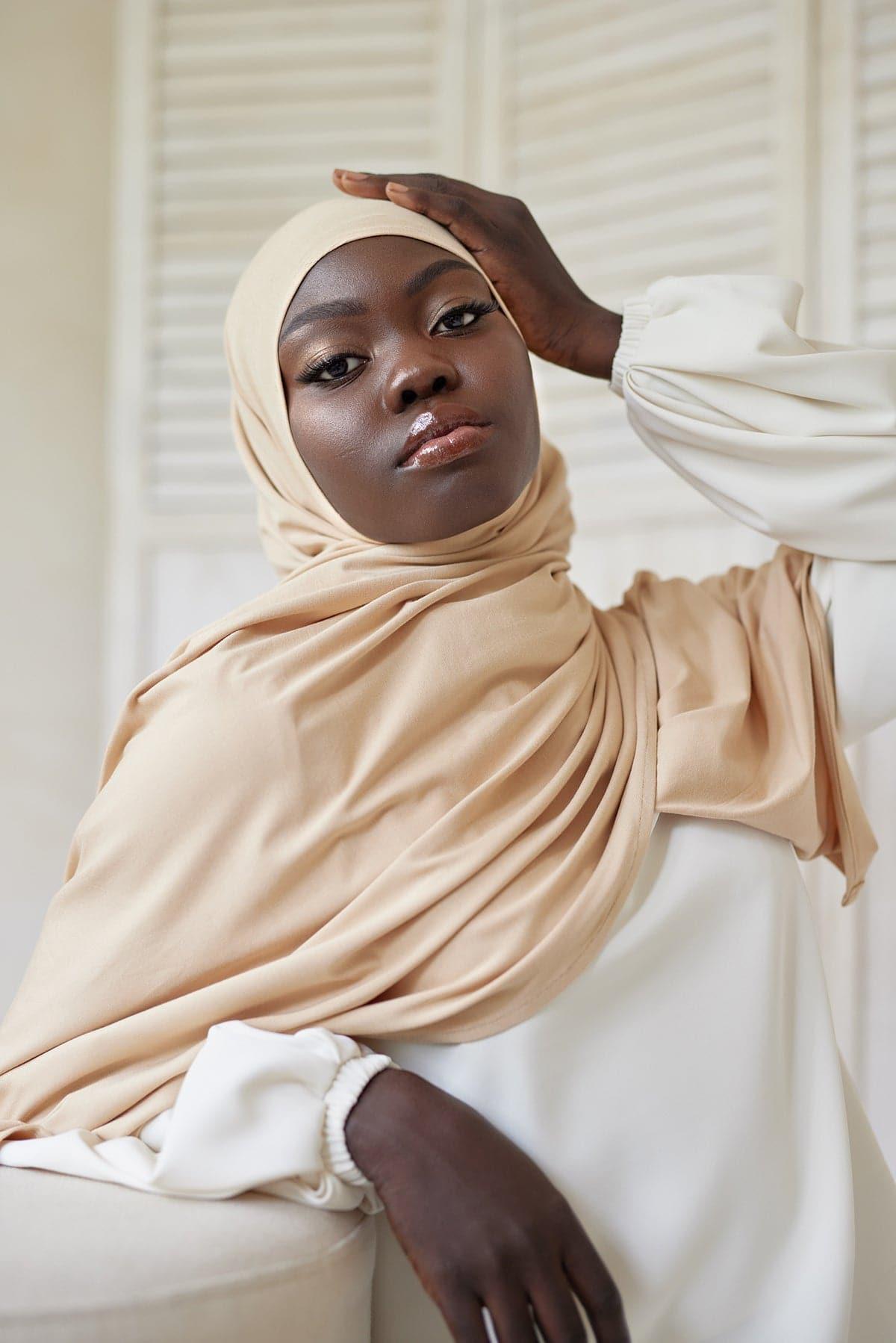 Premium Jersey Hijab- Jenan Short - Zahraa The Label