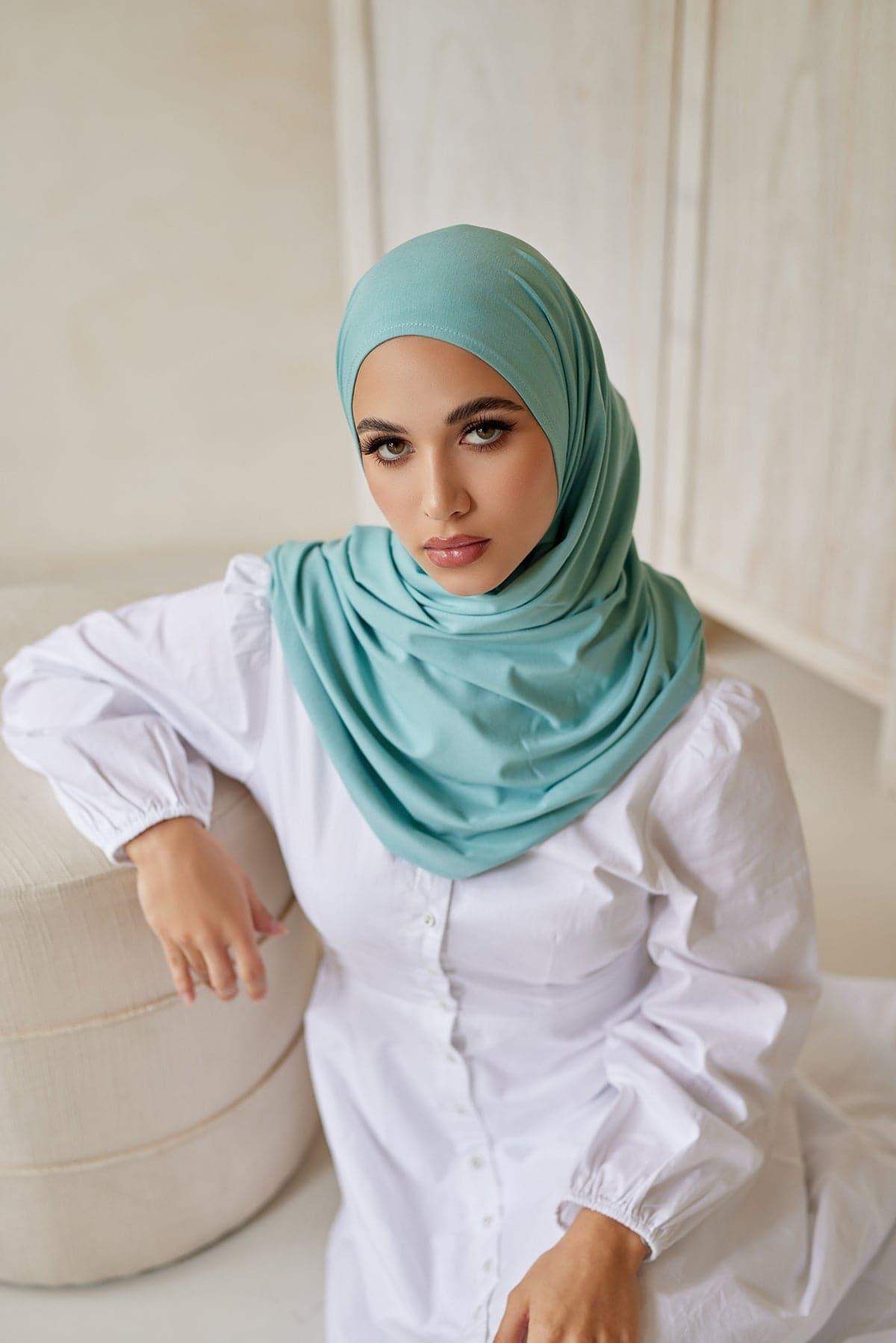 Premium Jersey Hijab- Noha Long - Zahraa The Label
